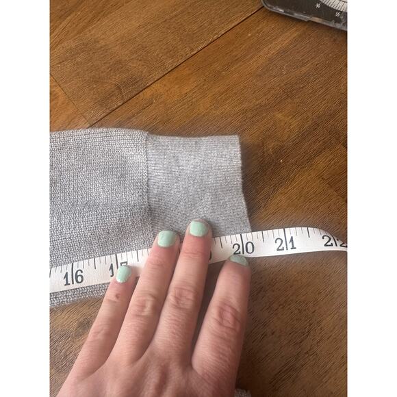 SPANNER Oatmeal Hi-Low Asymmetrical Sweater Dress - Small - Picture 7 of 15